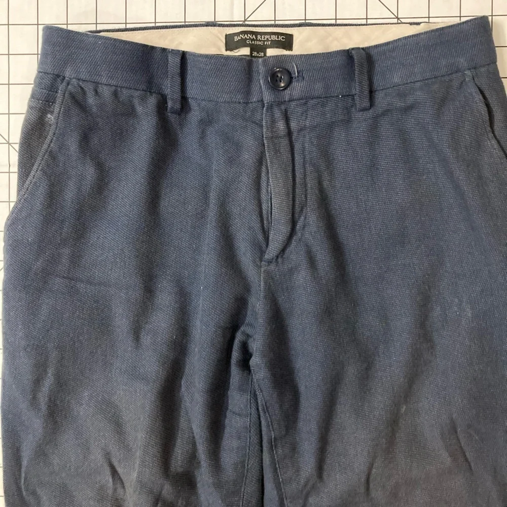 🌟‎ 2/$22 🌟 Banana Republic Men’s Blue Classic Fit Pants Size 28/28